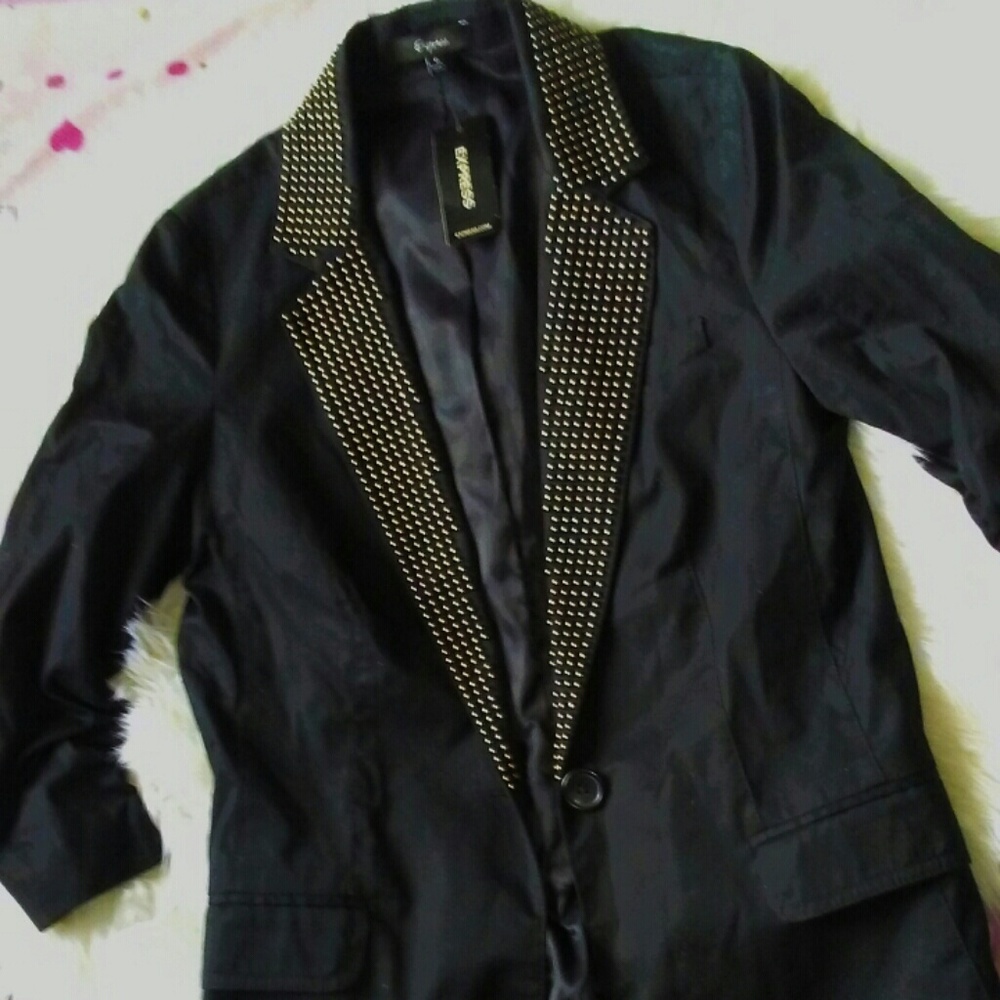 Express black studded Blazer